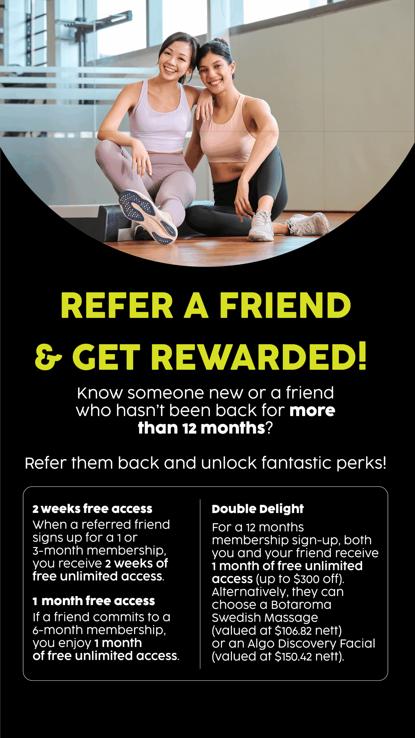 REFER A FRIEND & GET REWARDED